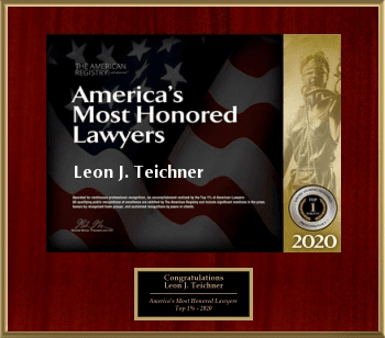America's Most Honored Lawyers Award